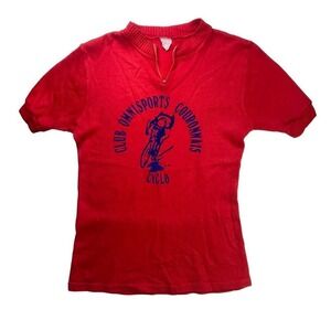 Vintage‎ 80s Club Omnisports Couronnais Cyclo cycling jersey shirt